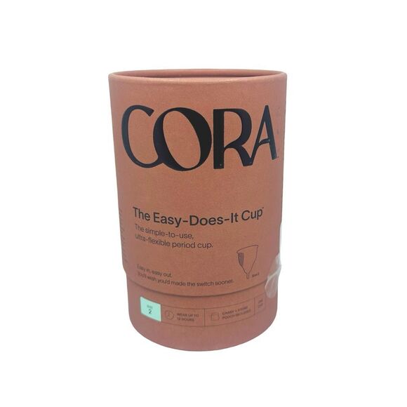 Cora Menstrual Period Cup | The Easy Does It Cup - Size 2 - Picture 1 of 2